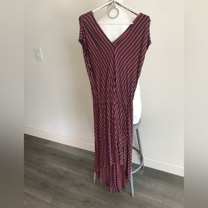 Urban Love High Low Striped Soft Maxi